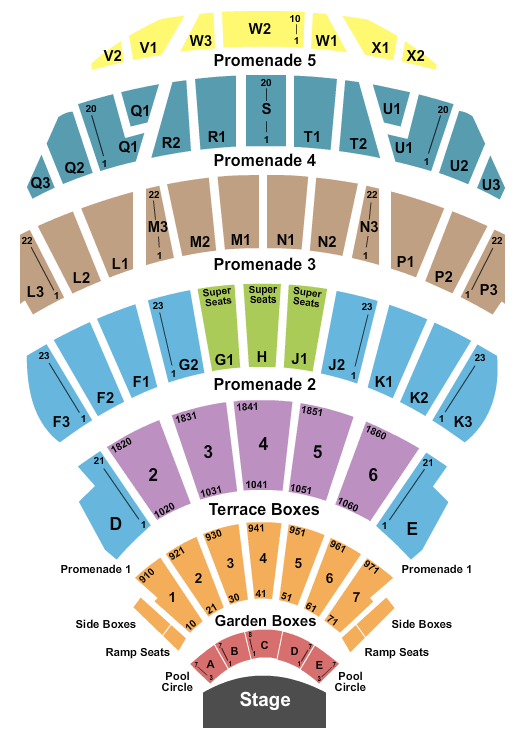 Hollywood Bowl Shawn Mendes Seating Chart